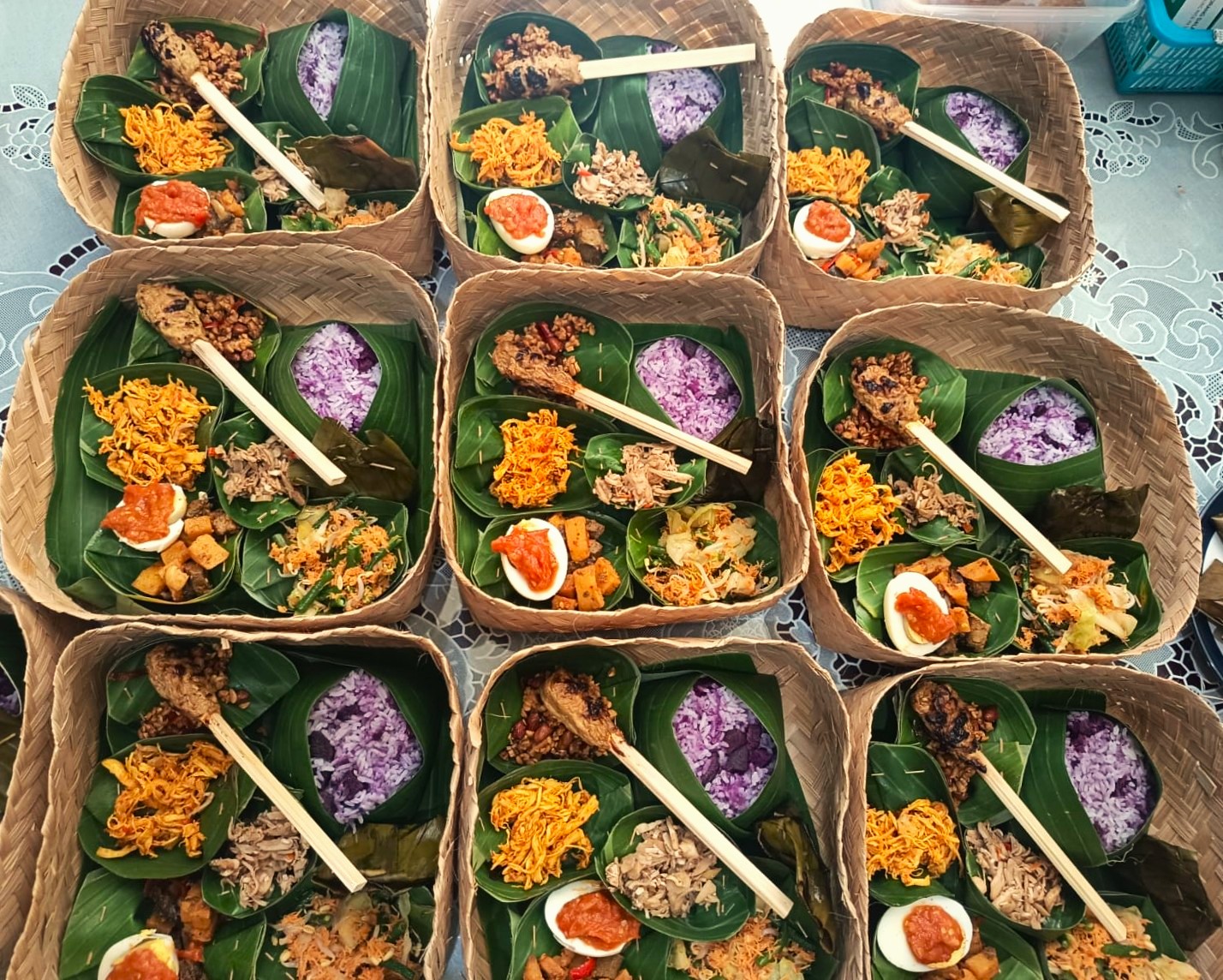 Banyak Porsi Nasi Ubi